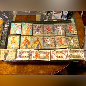 🔥🔥WOW LIMITED TIME ONLY (17) VARIOUS NBA ROOKIES AND STAR HALO INSERTS 🔥🔥